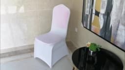 Jiaorui 10/20/30/50/100 Pcs Spandex Wedding Chair Seat Cover
