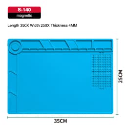 Anti-static ESD Soldering Silicone Mat Heat-Resistant Work Pad For Hot Air Gun Soldering Station Repair Desoldering Platform
