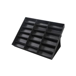18 slots Glasses display stand Eyeglass Holder Storage Case Organizer Sunglasses Box Tray Tilt Standing Grid Spectacles boxes
