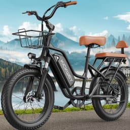 Kickwey LD20 Adult Electric Bike 1500w 32MPH 48V20ah Mountain Electric Bicycle 20 Inch Fat Tire Motorcycle E Bike