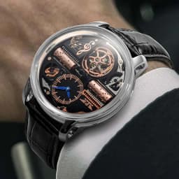 PINDU Design NEW The Godfather Machinery Watch Men Stainless Steel Sapphire Glass Top Luxury Automatic Wristwatches Waterproof