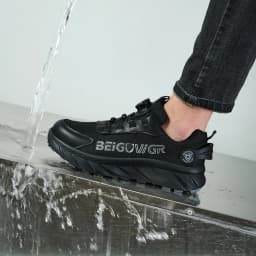 Rubber-Padded Anti-Slip, Impact-Resistant, Puncture-Resistant Safety Shoes