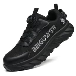 Rubber-Padded Anti-Slip, Impact-Resistant, Puncture-Resistant Safety Shoes