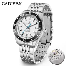 CADISEN New Men's Watches Mechanical Automatic Watch Men Japan MIYOTA 8215 Ceramic Bezel 10Bar Waterproof Wristwatch For Men