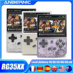 ANBERNIC RG35XX Retro Handheld Game Player Built-in 64G TF 6000+ Classic Games Linux GarlicOS Portable For Travel Kids Gift