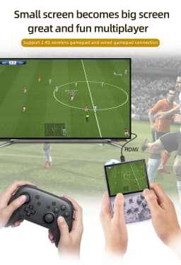 ANBERNIC RG35XX Retro Handheld Game Player Built-in 64G TF 6000+ Classic Games Linux GarlicOS Portable For Travel Kids Gift