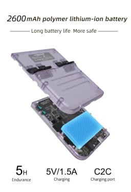 ANBERNIC RG35XX Retro Handheld Game Player Built-in 64G TF 6000+ Classic Games Linux GarlicOS Portable For Travel Kids Gift