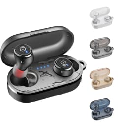 Refurbished TOZO Ergonomic Headsets TWS Earbuds AI Via APP Wireless Touch Control IPX8 HiFi Sound Stereo for IOS Android PC