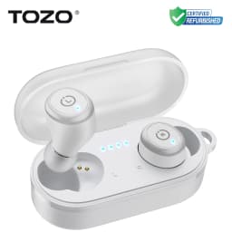 Refurbished TOZO Ergonomic Headsets TWS Earbuds AI Via APP Wireless Touch Control IPX8 HiFi Sound Stereo for IOS Android PC