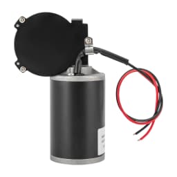 80W DC Gear Motor Electric Reductor Motor Left Position Reduction Variable Speed 70kg Load  220RPM
