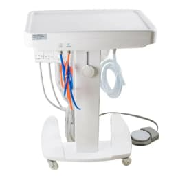 Bymaocar 4 Holes Portable Mobile Dental Delivery Unit System Cart Treatment Work Compressor 4-hole Hand Piece Tube