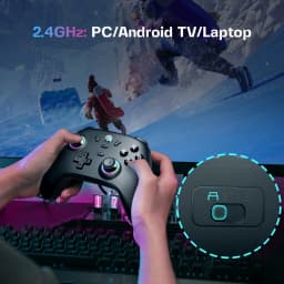 for PC/Switch2 Wireless Game Controller - Hall Effect Joystick 1000Hz
