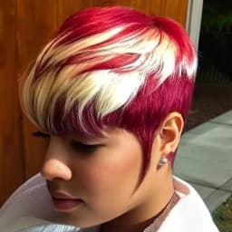 Pixie Cut Wigs For Women Brazilian Human Hair 99J Red 613 Short Wig With Bangs Layered Pixie Cut Wigs Full Machine Made Wig