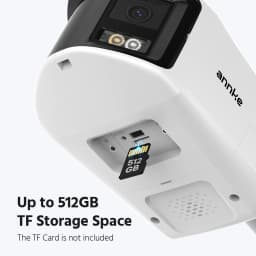 ANNKE Smart Home 180° 8MP/6MP DUO POE Dual Lens Wide View Outdoor Video POE Camera,4K AI Human Detect,8MP Security CCTV Camera