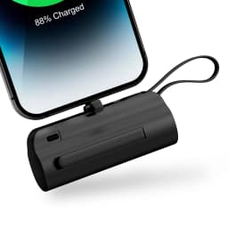 Mini Power Bank Portable 4500mAh Power Phone Charger Capsule Dual USB-C Ports For IPhone16/ 15/15 plus/15 pro/15 pro Max/Android