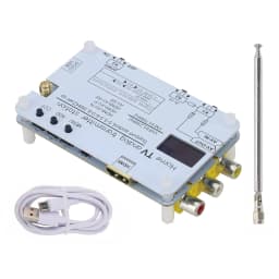 1Pc Analog TV Signal Transmitter VHF Audio Wireless RF Signal Converter AV Transmission Analog TV Sound Video Signal Transmitter