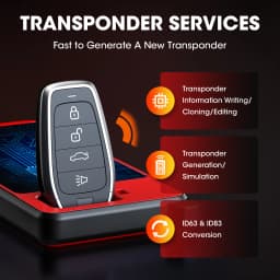 Autel MaxiIM KM100E Key Fob Programming Immobilizer Tool 2PCS Autel IKEY for 60s Key Generation OBD IMMO Key Learning on 99% Car