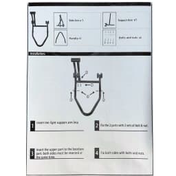 HZYEYO Motorcycle Stand Support Single Sided Swing Arm Stands Lift For Ducati Hacker 1100/Monster/Multistrada1000, PIN 21.5/25.5