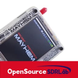 OpenSourceSDRLab Portapack H4M Spectrum Analyzer and Transparent Shell with speaker and 2500 mAh Lithium Battery