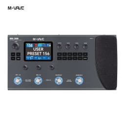 M-VAVE MK-300 Guitar Multi-Effects Processor with 3.5 Inch Screen, 150s Looper, 128 Amps Battery for Electric Guitar and Bass