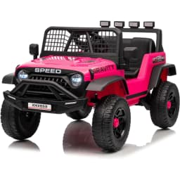 12V Kids Ride On Truck Car w/Parent Remote Control, 3 Speeds, Emergency Braking, LED Lights, Music & Horn Kids Electric Vehicles
