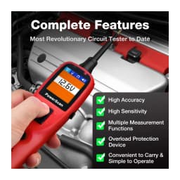 Autel PowerScan PS100 Circuit Tester Universal 12V 24V Automotive Power Circuit Probe Kit AC/DC/Continuity/Probe/Signal Test