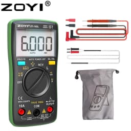 ZOYI ZT-102L Auto-Ranging Inductance 60H High-Precision Anti-Burn Multimeter with Capacitance, Temperature & NCV