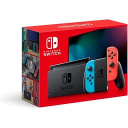 Nintendo Switch Console with Neon Blue and Neon Red Joy-Con, 32GB, Portable & Home Gaming System