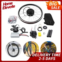 36V 250W Electric Bike Conversion Kit 20" Front Wheel Brushless Hub Motor with LED Display Controller for 20x1.75-2.125" Tire