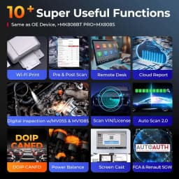 Autel Scanner MaxiCOM MK900 Bidirectional Diagnostic Tool Same as AUTEL MK900BT MK900-BT MX900 Diagnostic Scanner CAN-FD&DOIP