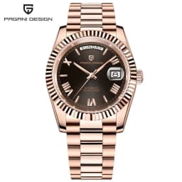 PAGANI DESIGN DD36 Men's Watches Rose Gold Luxury Automatic Watch For Men Mechanical Wristwatches Sapphire Mirror Clock Gift Man