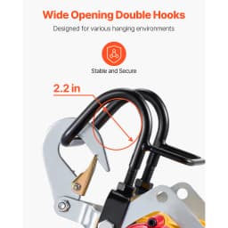 SucceBuy 2-in-1 Electric Hoist 1100 lbs 1800W Wired/Wireless Portable Power Winch 98 ft Lifting Height for Garage Factory Towing