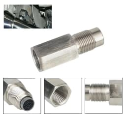 P0420 P0430 Universal O2 Sensor Spacer Adapter M18X1.5 Check Engine Light CEL Mini Catalyst For Fault Code