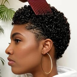 Human Hair Short Afro Kinky Curly Pixie Cut Wig Machine Made Short Wigs for Women