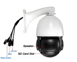 Laser Infrared Full Color Auto Tracking Cruise Real-Time 25fps 8MP 4K 90X Optical Zoom 360° Onvif POE PTZ IP Surveillance Speed Dome Camera