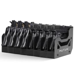 4/6/8 Slot Foam Pistol Rack for Gun Safe,Handgun Rack with Anti-slip Magnetic Strip,Firearm Revolver Storage Pistols Holder