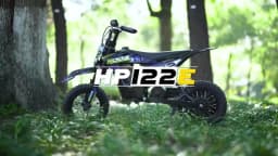 KOOZ HP122E Kids Electric Dirt Bike 36V 750W Peak Power Motorcycle For 4-8 Years UL2272 SGS Certified Max 15.5MPH 3 Speed Modes 14Miles Range Shock Absorber Rear Brake Kids Gift