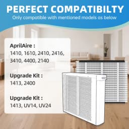 413 Replacement Air Filter Compatible with Air Purifiers Model 2400 Upgrade Kit 1413,1410,1610, 2140, 2400 16x25x4 MERV 13 3pack