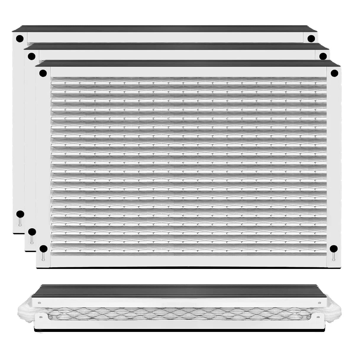 413 Replacement Air Filter Compatible with Air Purifiers Model 2400 Upgrade Kit 1413,1410,1610, 2140, 2400 16x25x4 MERV 13 3pack