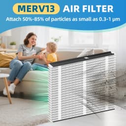 413 Replacement Air Filter Compatible with Air Purifiers Model 2400 Upgrade Kit 1413,1410,1610, 2140, 2400 16x25x4 MERV 13 3pack