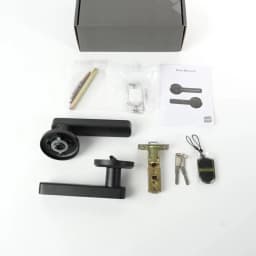 Viladepot Smart Lock Fingerprint, Passcode, Card, App Control, Type-C Emergency Power, Indoor Door Lock