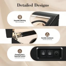 Automatic Watch Winder Display Box Wrist Watch Winder Display Double Automatic Watch Organizer 4+6 Automatic Rotation Leather