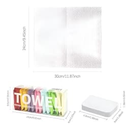 14-Count Single-Use Hand Towels - Thanksgiving Cooking Helper for Grease & Food Residue Cleanup