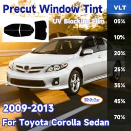 PreCut Window Tint Car For Toyota Corolla 2009-2013 All Sides Sun UV-IR Blocking Heat & Glare 2Ply Window Protector Films Shade