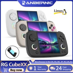 Anbernic RG CubeXX Retro Handheld Game Console 3.95" IPS Linux 3800mAh RGB Light Joystick Gaming Player WiFi Bluetooth HD-TV Out