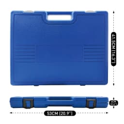 70-Piece 1/2 inch SAE and Metric Impact Socket Set, Professional Deep And Shallow Impact Socket Set