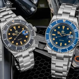 ADDIESDIVE 41mm Men's Quartz Watch 200m Diving Wristwatch C3 Retro Luminous Ceramic Bezel Stylish Men's Analog Watches AD2054