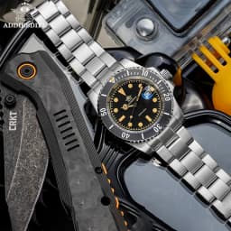 ADDIESDIVE 41mm Men's Quartz Watch 200m Diving Wristwatch C3 Retro Luminous Ceramic Bezel Stylish Men's Analog Watches AD2054
