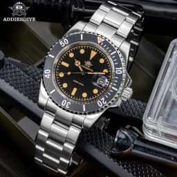 ADDIESDIVE 41mm Men's Quartz Watch 200m Diving Wristwatch C3 Retro Luminous Ceramic Bezel Stylish Men's Analog Watches AD2054