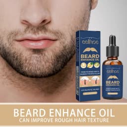 EELHOE Beard Care Oil Strengthening Roots Promote Bread Growth Moisturizing Brightening Thickening Enhance Beard Oil